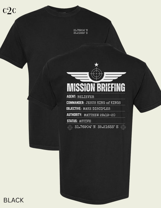 Great Commission Christian Mission Briefing T-Shirt