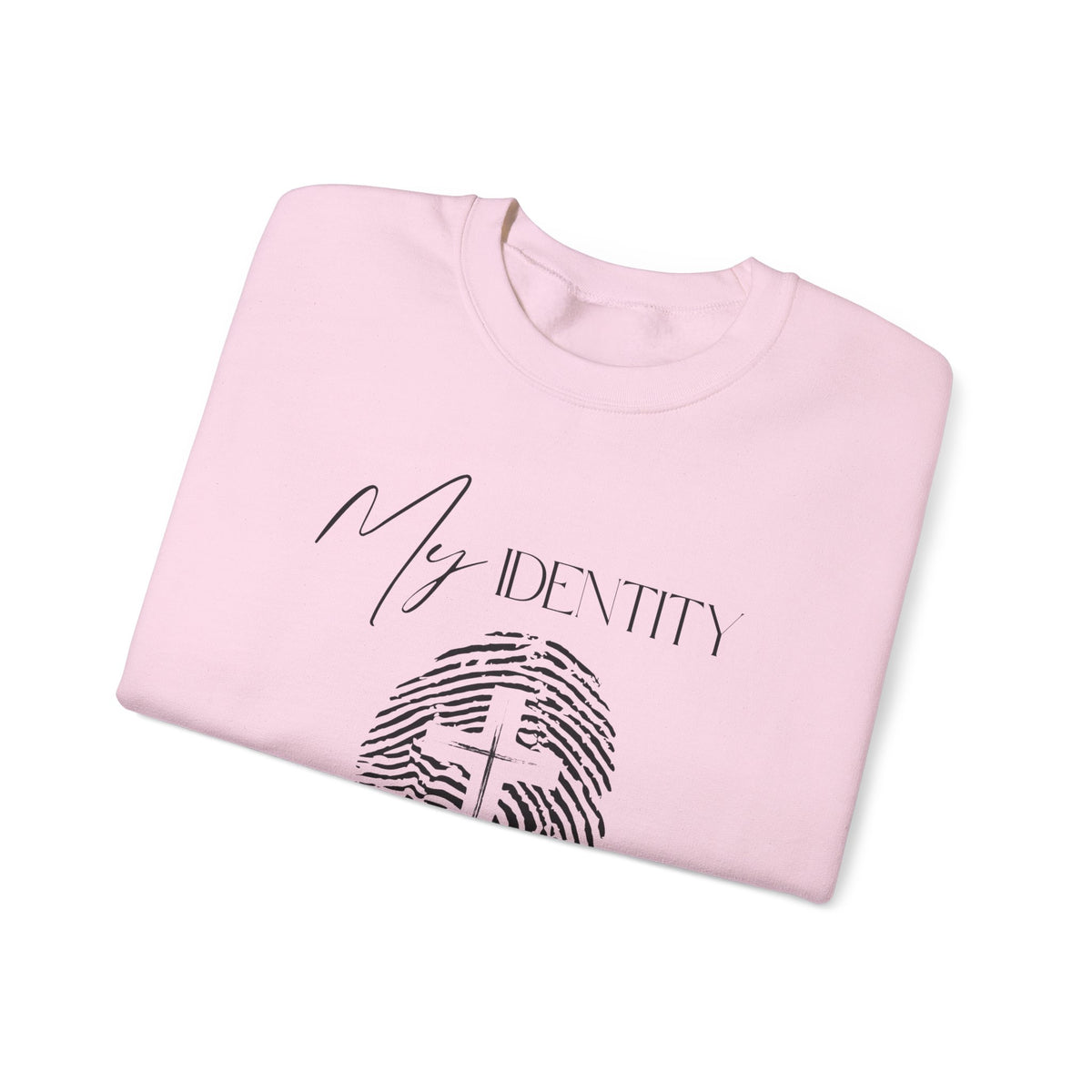 My Identity Is in Christ Fingerprint Sweatshirt
