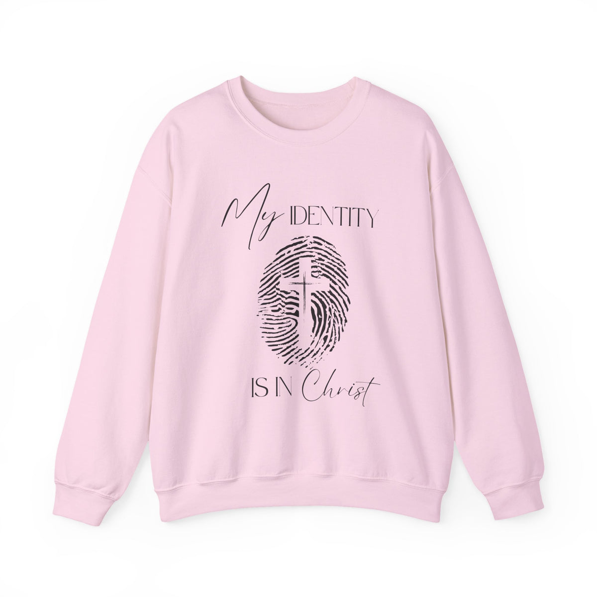 My Identity Is in Christ Fingerprint Sweatshirt
