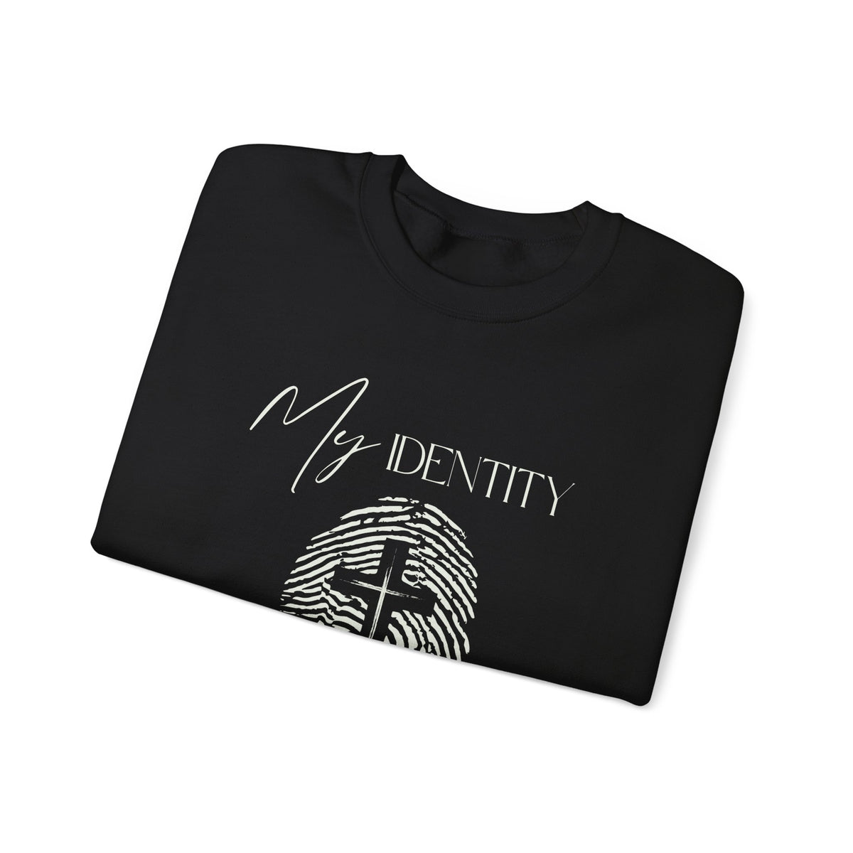 My Identity Is in Christ Fingerprint Sweatshirt