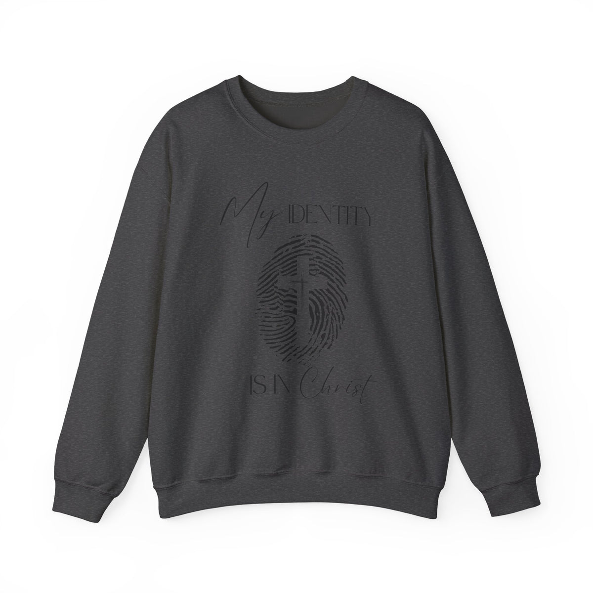My Identity Is in Christ Fingerprint Sweatshirt