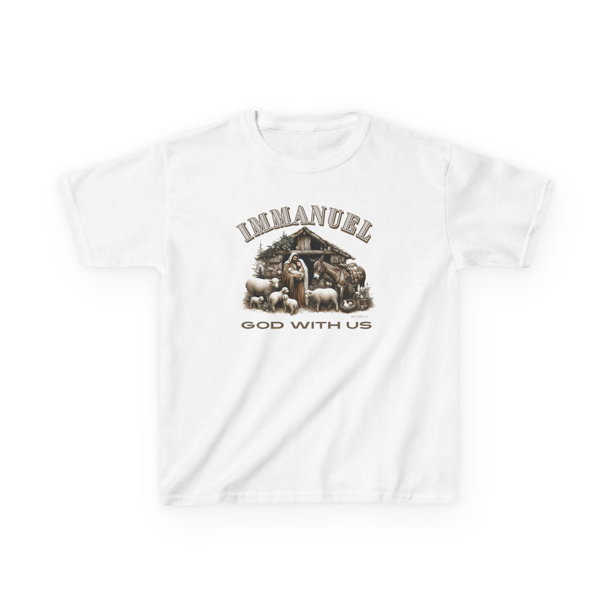 Immanuel God With US Kids T-Shirt